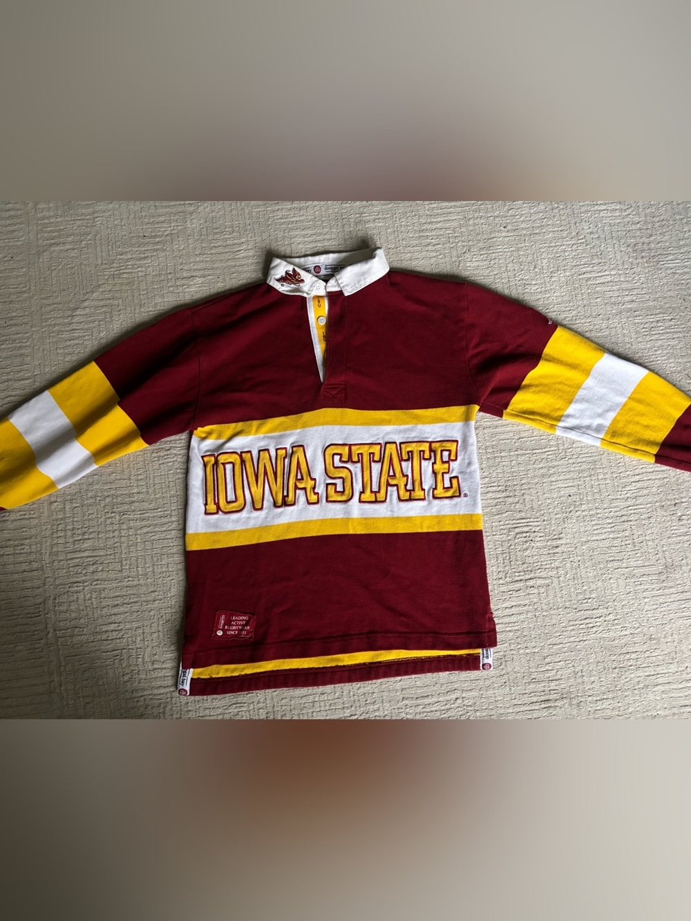 Donegal Bay Iowa State Cyclones Rugby Shirt